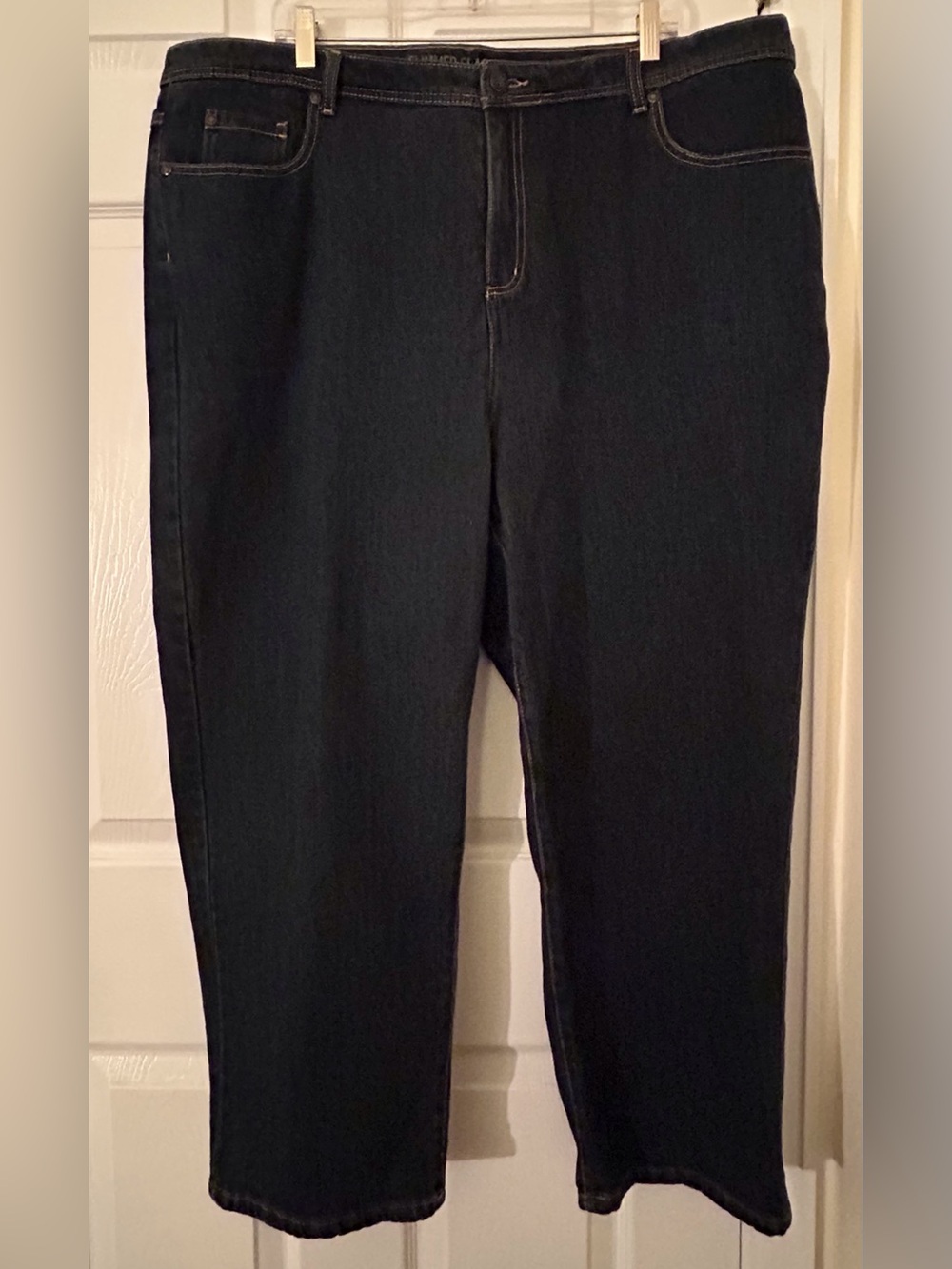 Catherines Slimmer Classic Dark Blue Jeans - 24WP